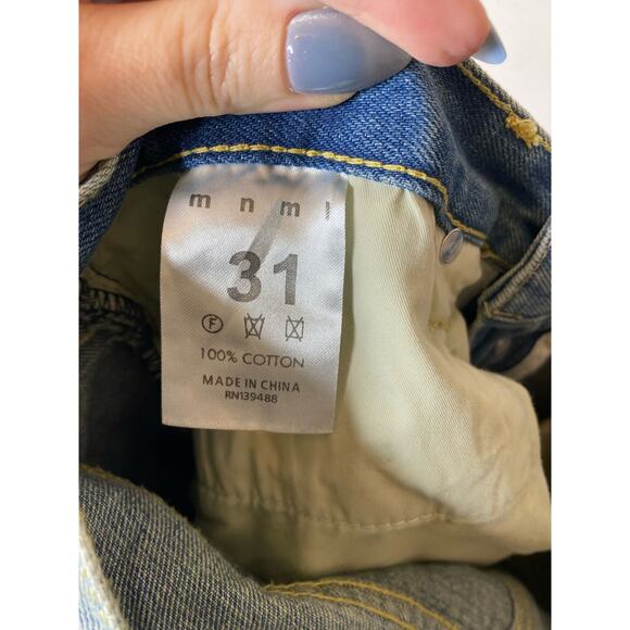 mnml m5 Slim Denim Ankle Zip Men’s Jean size 31 - Picture 5 of 5